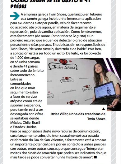 APP Cómo saber si le gusto en la Revista Código Cero