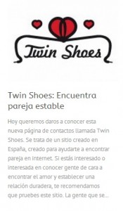 Twin Shoes en Contactopolis