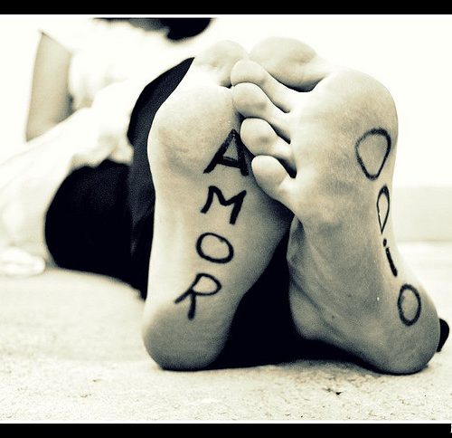 del amor al odio hay un sólo paso