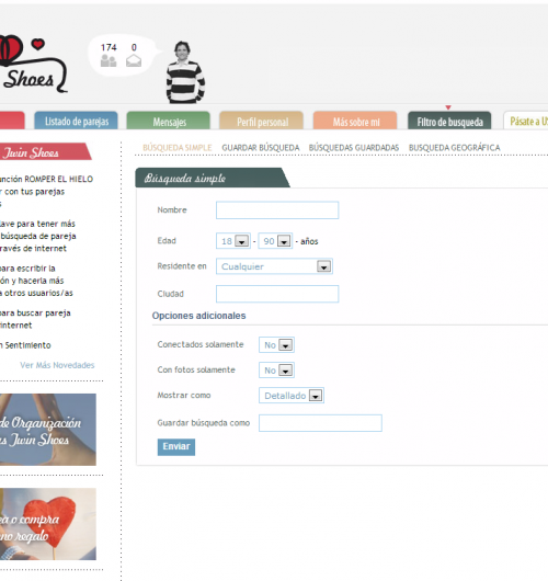 Buscar pareja por internet