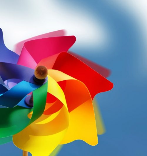 Fondo de pantalla molino de colores